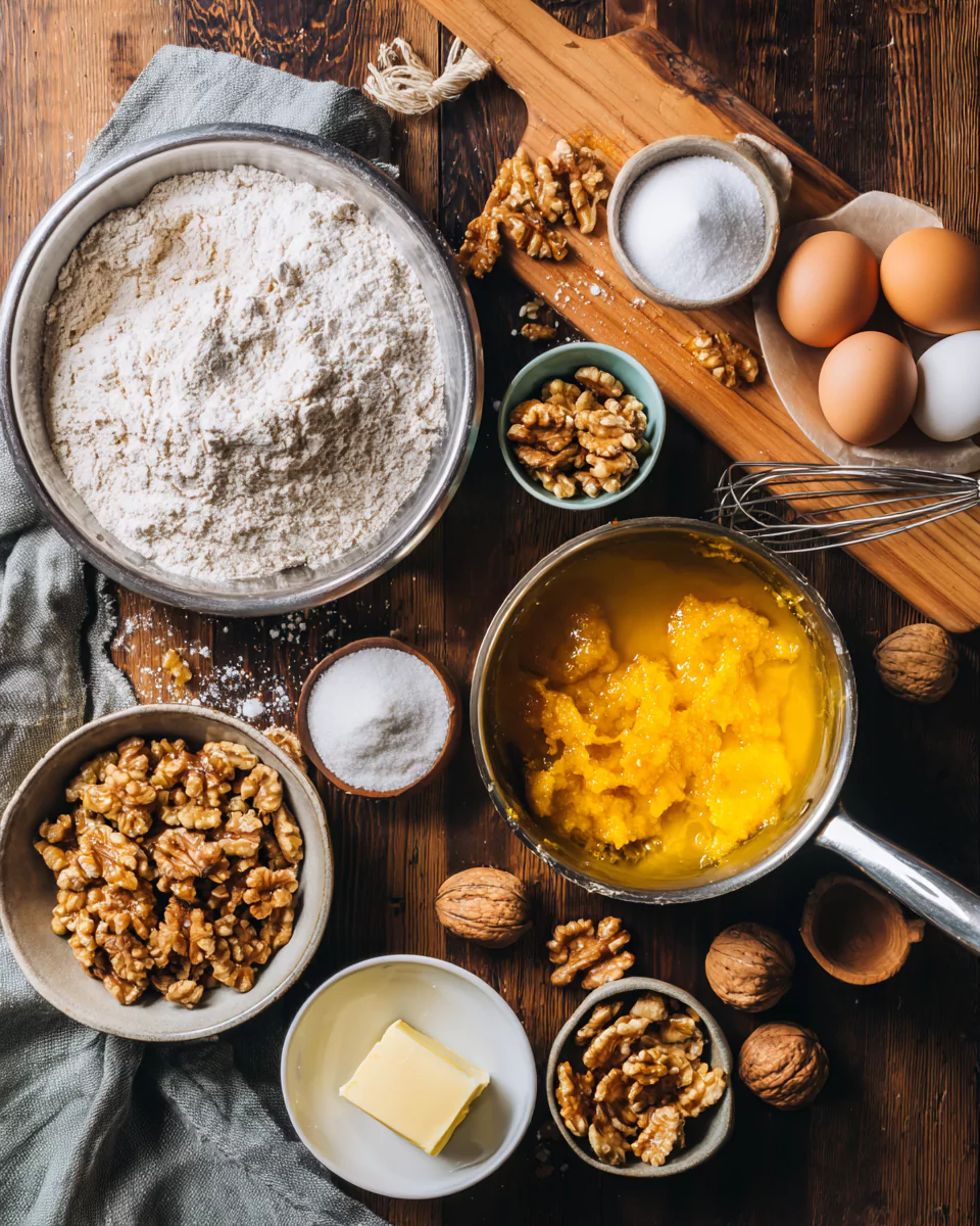 Brown Butter Pumpkin Muffins ingredients