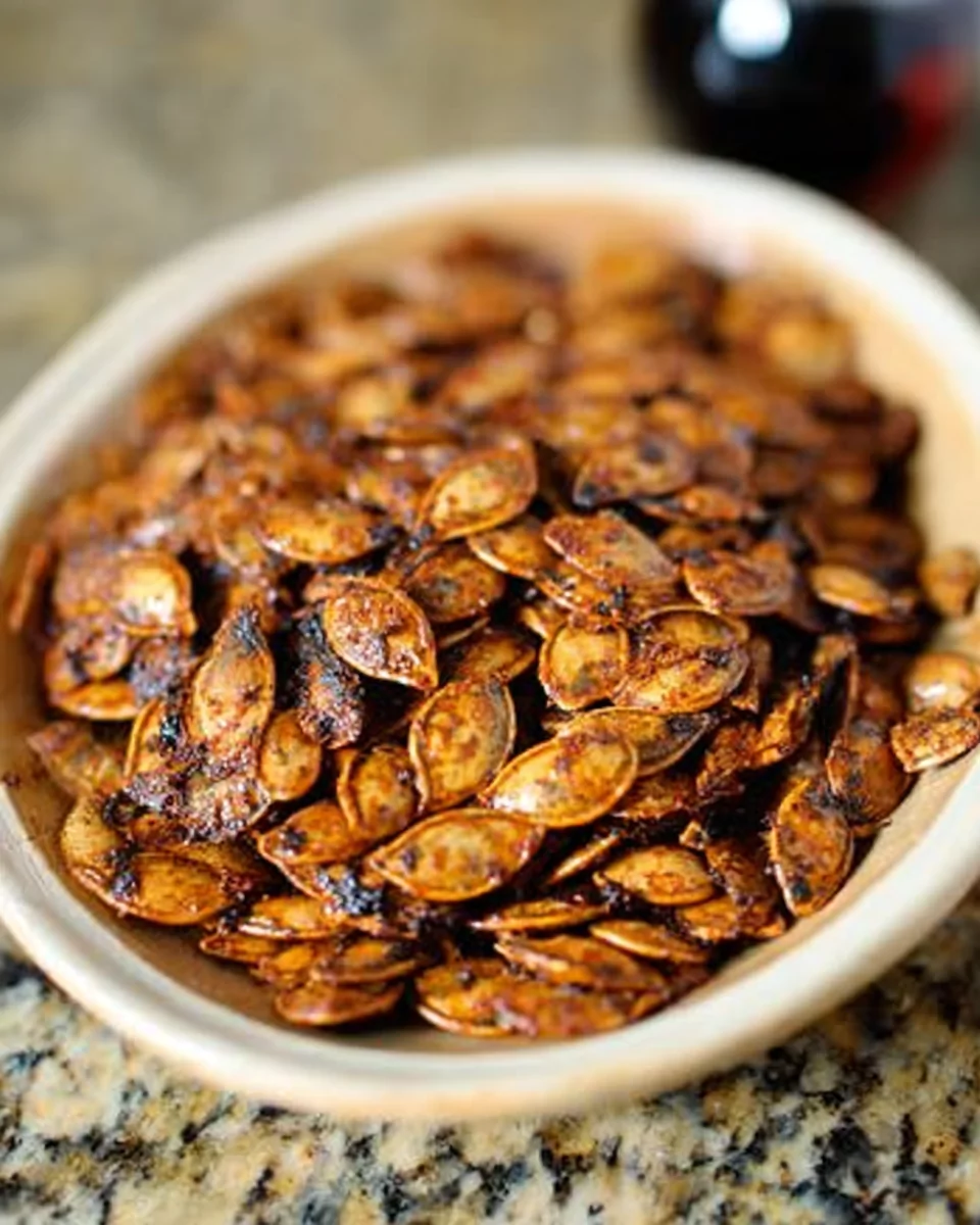 Gochujang Pumpkin Seeds Recipe | Amazing Crunchy Snack