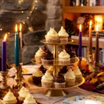 Harry Potter cupcakes party display