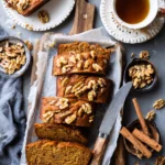 Pumpkin Ginger Walnut Bread recipe card