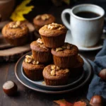 Serving Brown Butter Pumpkin Muffins
