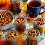 Serving roasted everything bagel pumpkin seeds