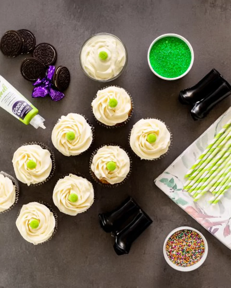Wicked Witch Cupcakes Ingredients