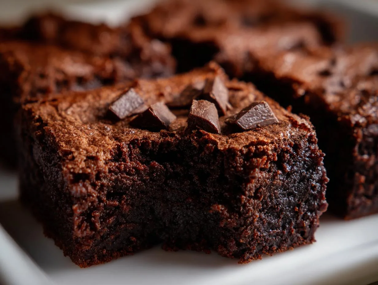 Fudgy Almond Flour Chocolate Brownies in 3 Easy Steps