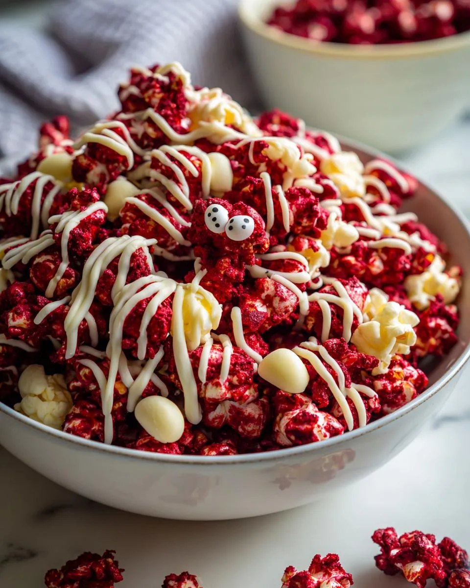 Bloody Red Velvet Popcorn - detail 2