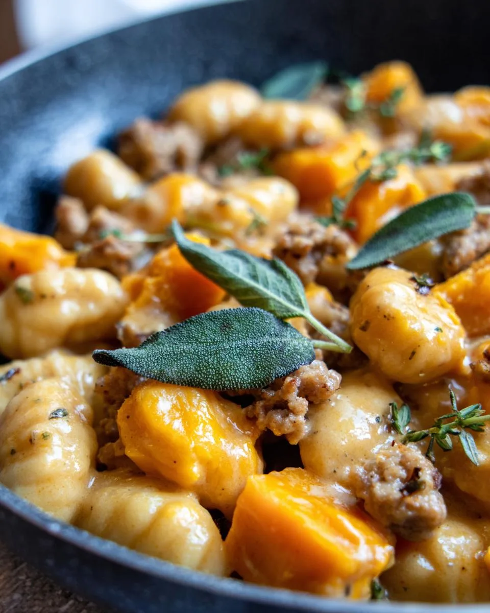 Butternut Squash Sausage Gnocchi - detail 2