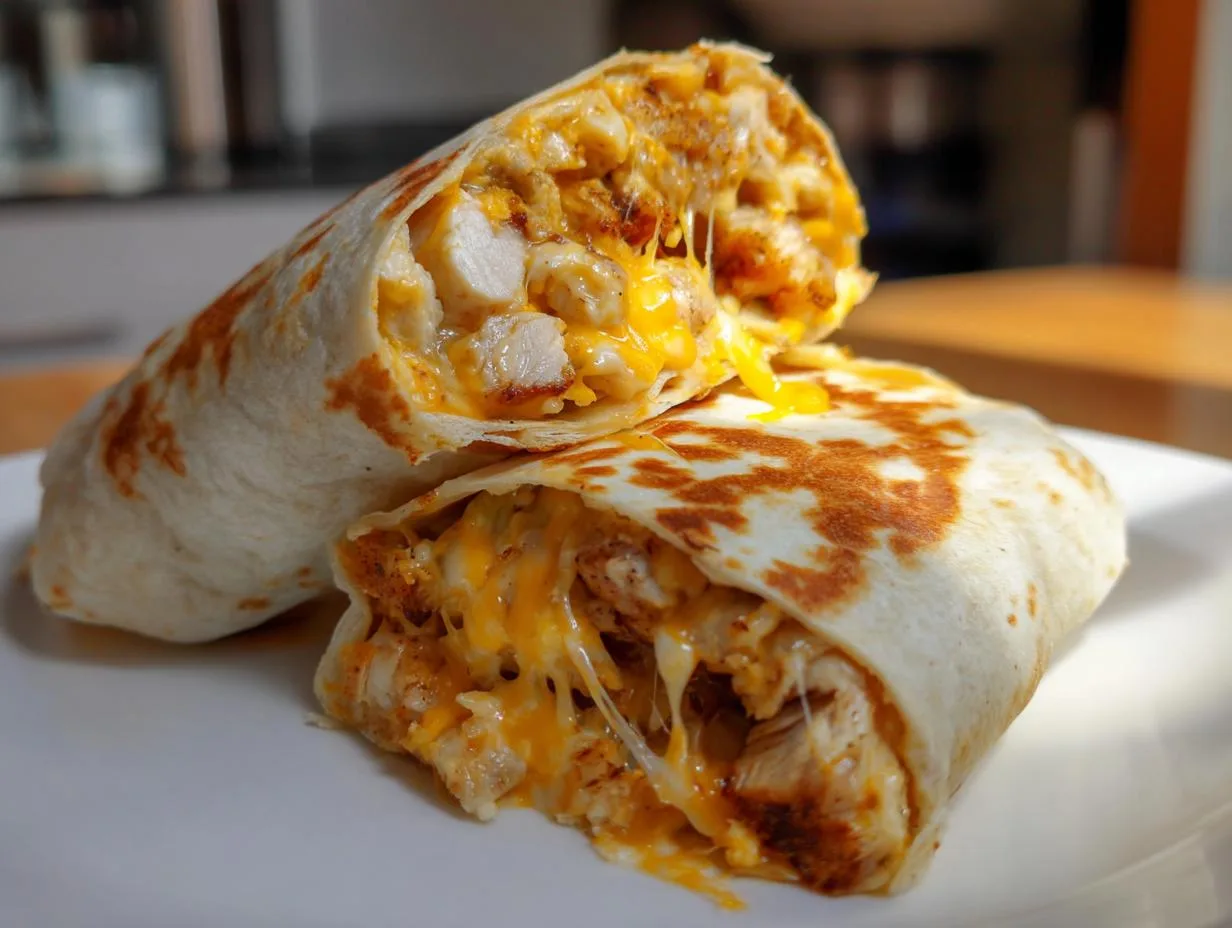 35-Minute Cheesy Garlic Chicken Wraps That Wow Every Time
