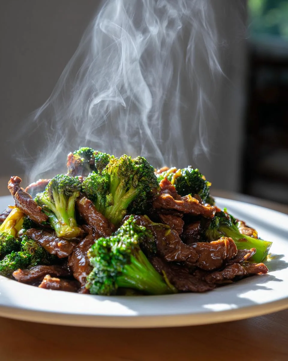 Chinese Beef and Broccoli - detail 2