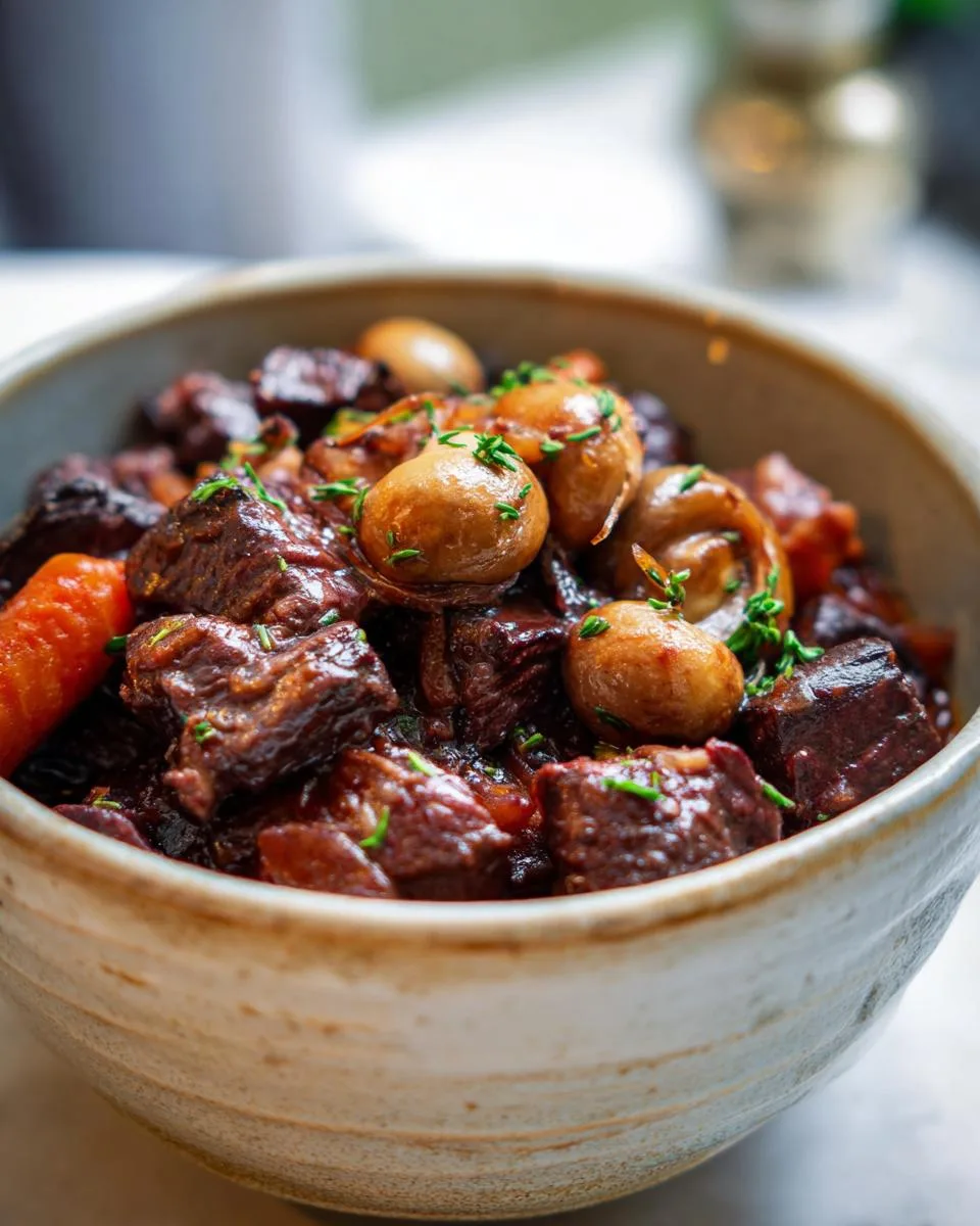 Classic Beef Bourguignon Stew - detail 3