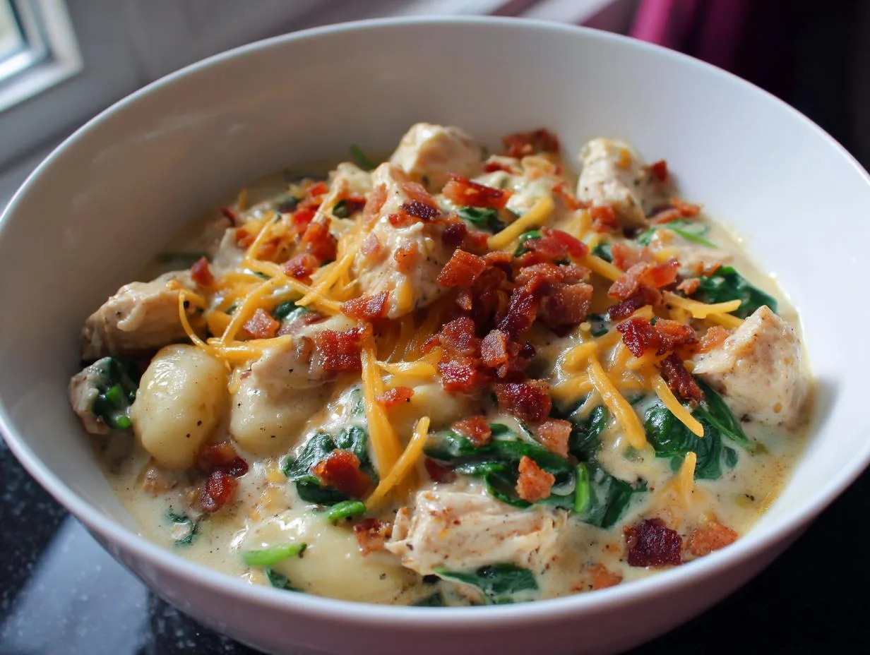 25-Minute Creamy Crack Chicken Gnocchi