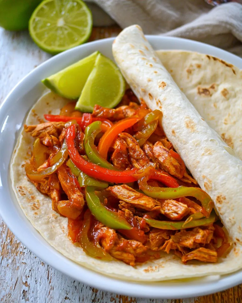 Crock Pot Chicken Fajitas - detail 2