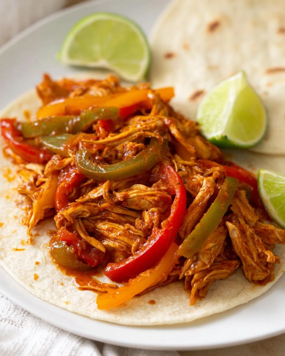 Crock Pot Chicken Fajitas - detail 3