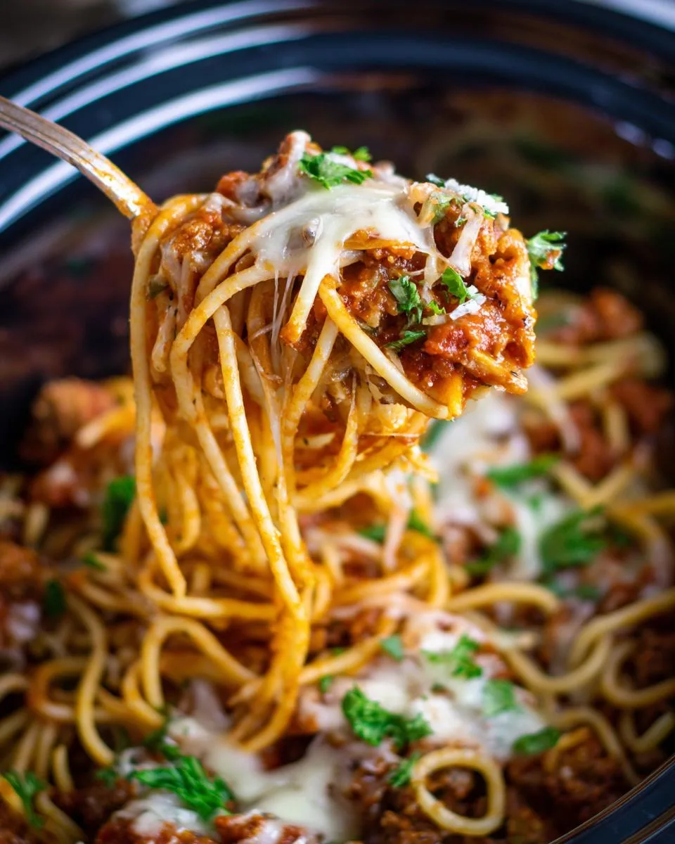 Crock Pot Million Dollar Spaghetti - detail 3