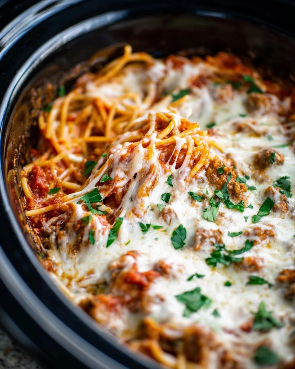 Crock Pot Million Dollar Spaghetti - detail 4