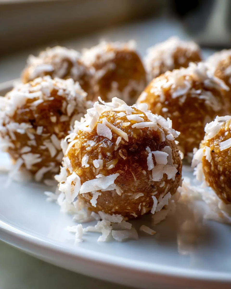Date-Sweetened Coconut Ladoo - detail 1