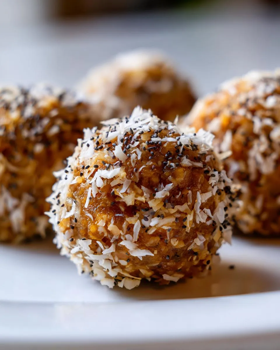 Date-Sweetened Coconut Ladoo - detail 2