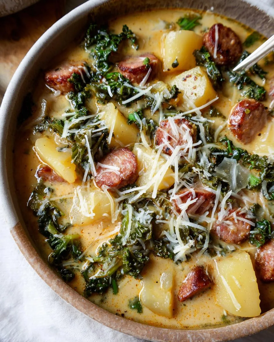 Easy Sausage and Potato Soup - detail 2