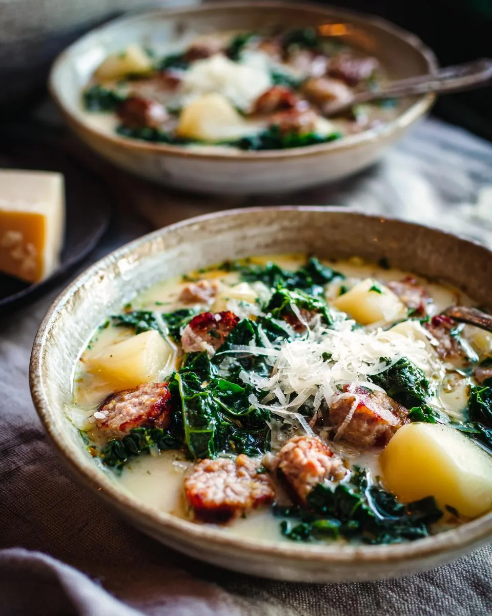 Easy Sausage and Potato Soup - detail 3