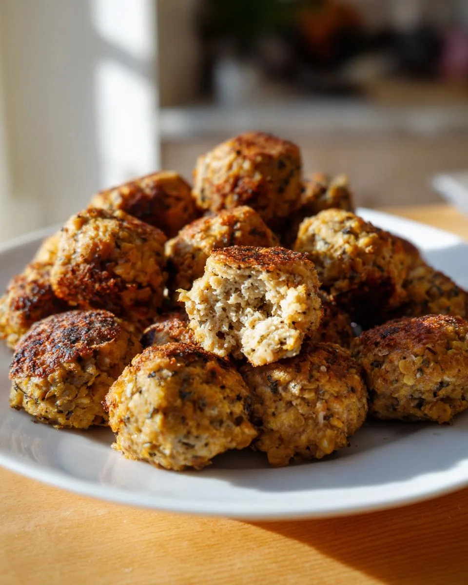 Easy Vegetarian Lentil Meatballs - detail 4