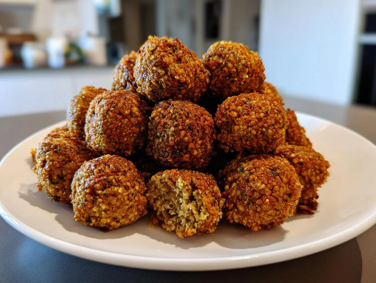 Easy Vegetarian Lentil Meatballs: 12g Protein Per Serving!