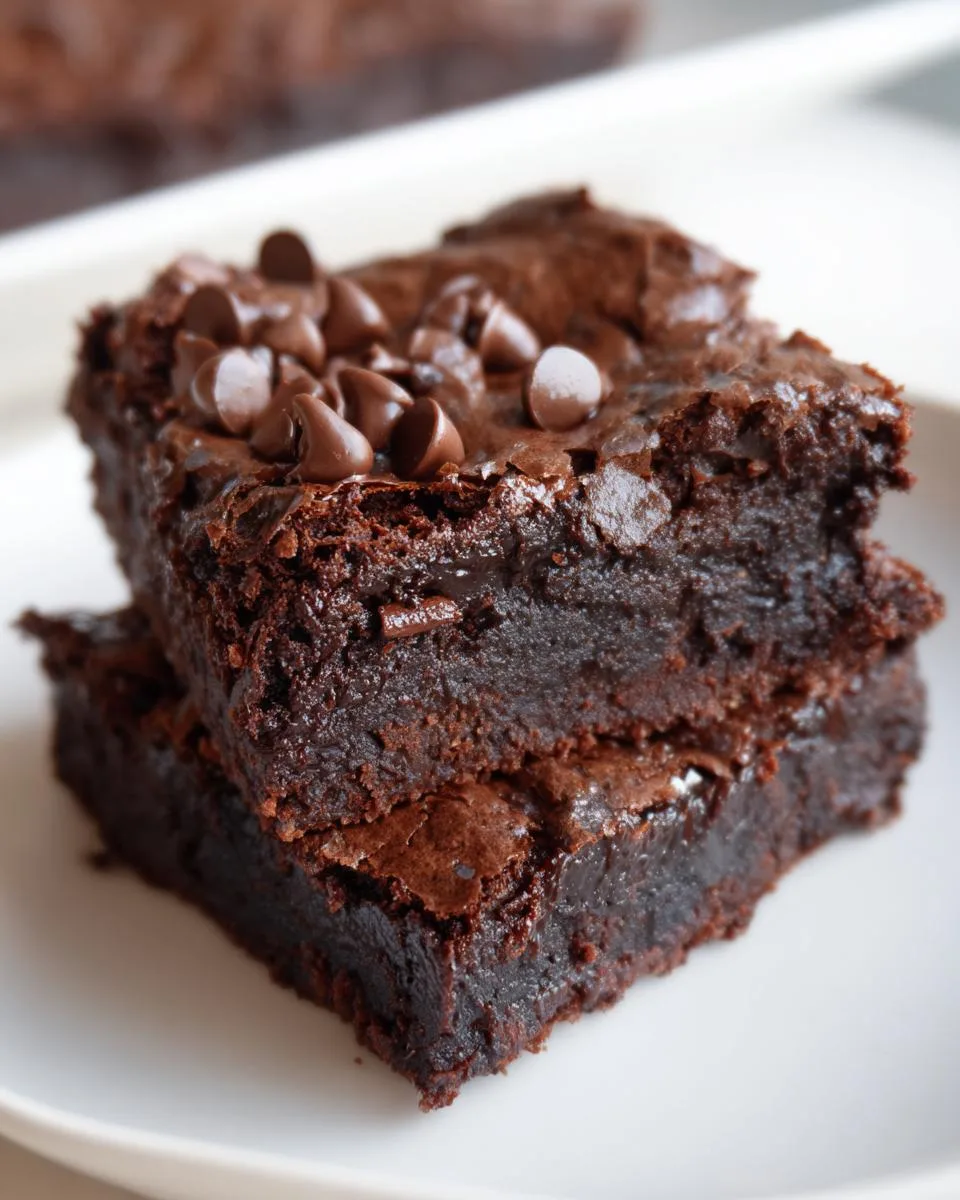 Easy Zero Sugar Brownies with Greek Yogurt - detail 2