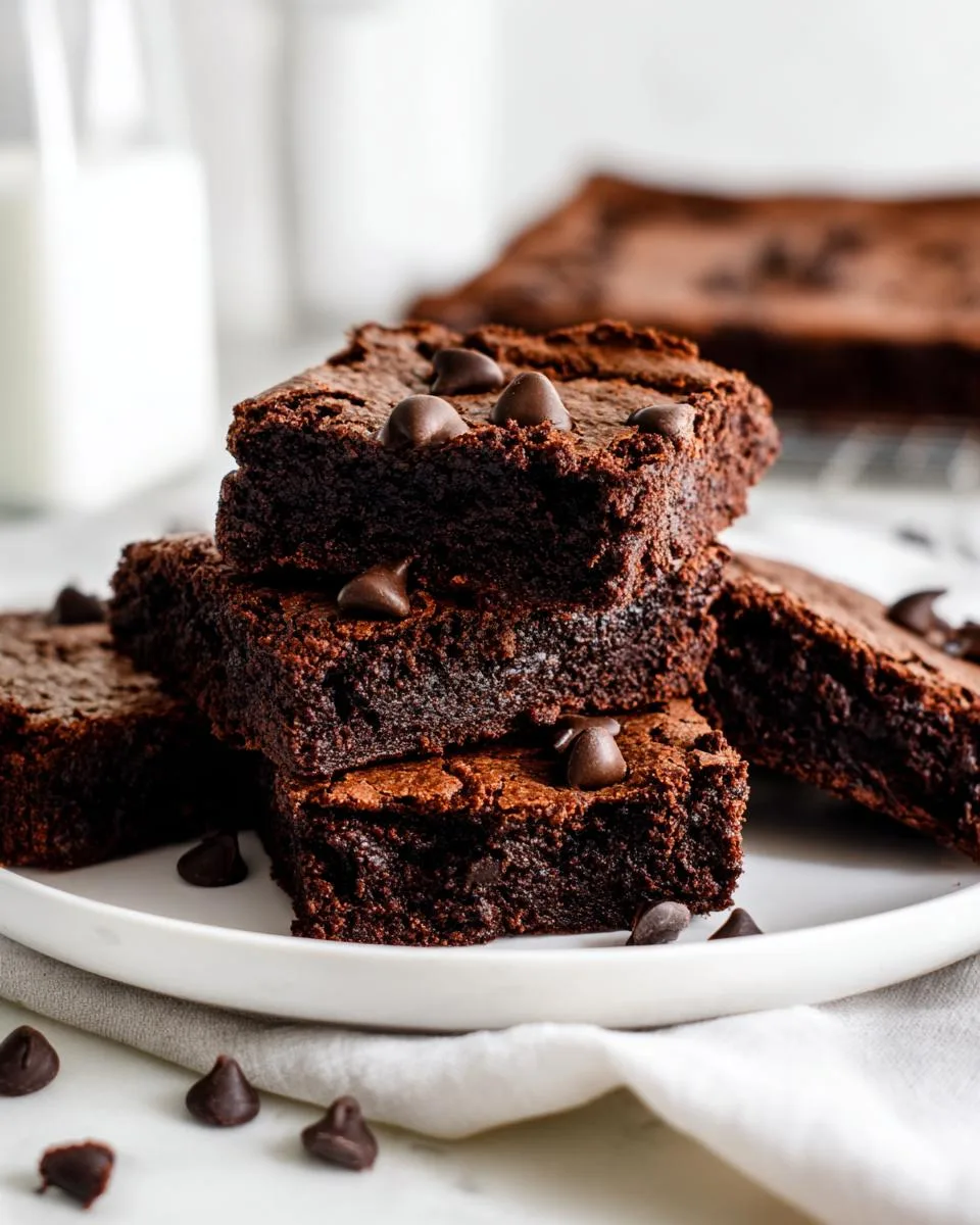 Easy Zero Sugar Brownies with Greek Yogurt - detail 3