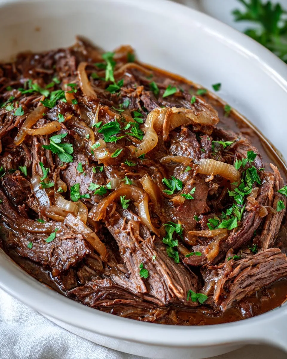 French Onion Pot Roast - detail 2