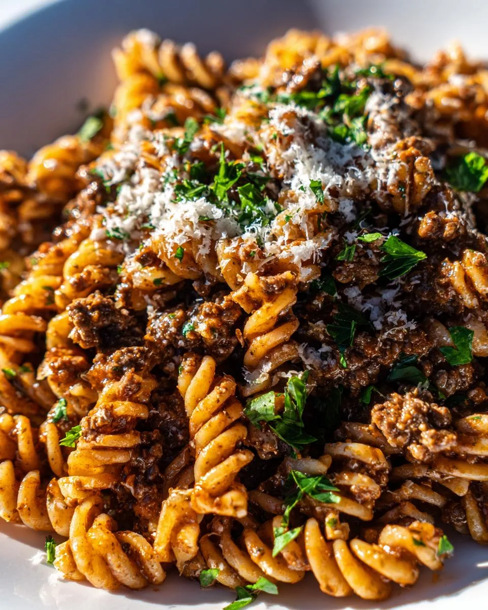 Garlic Parmesan Beef Rotini - detail 4