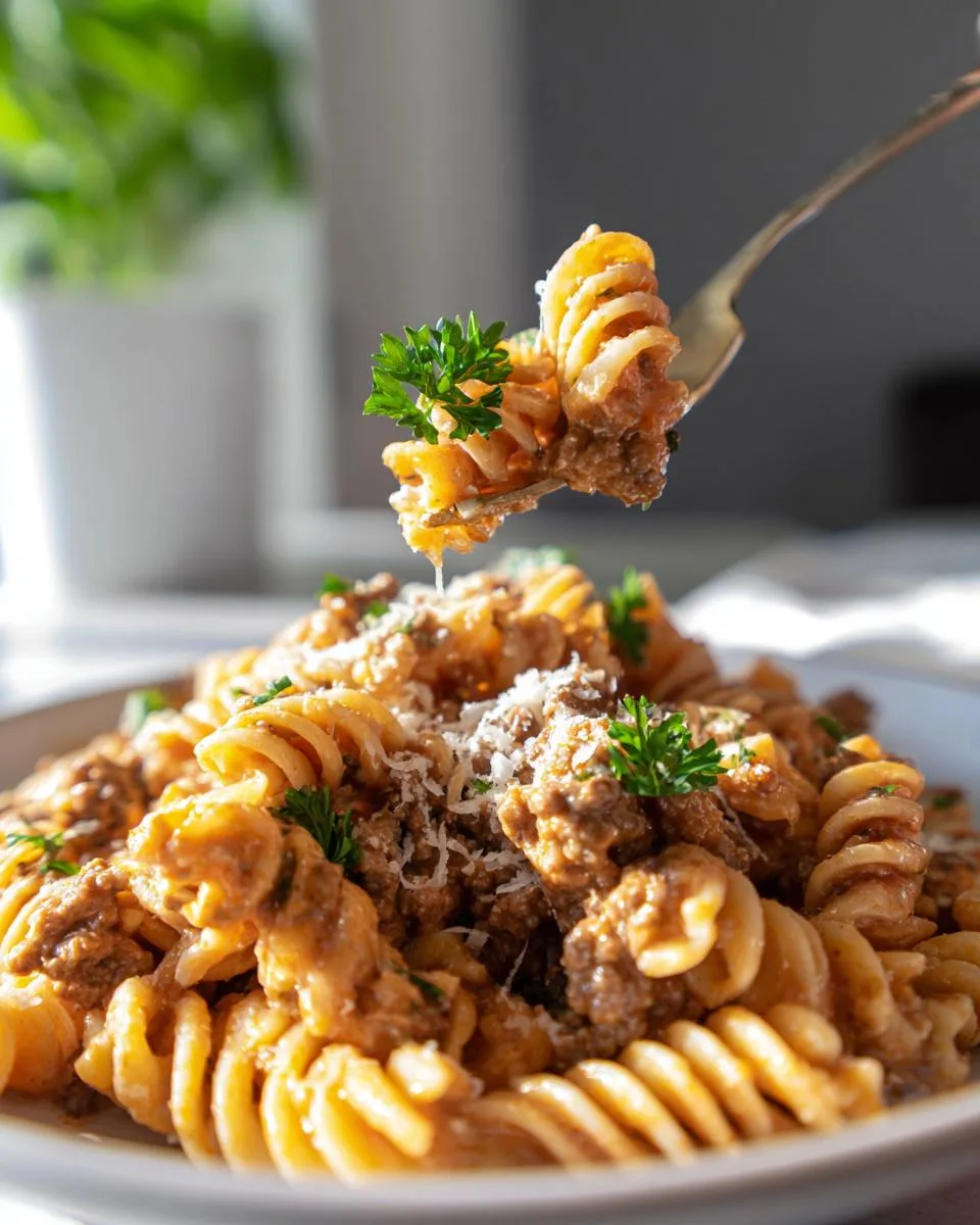 Garlic Parmesan Beef Rotini - detail 5