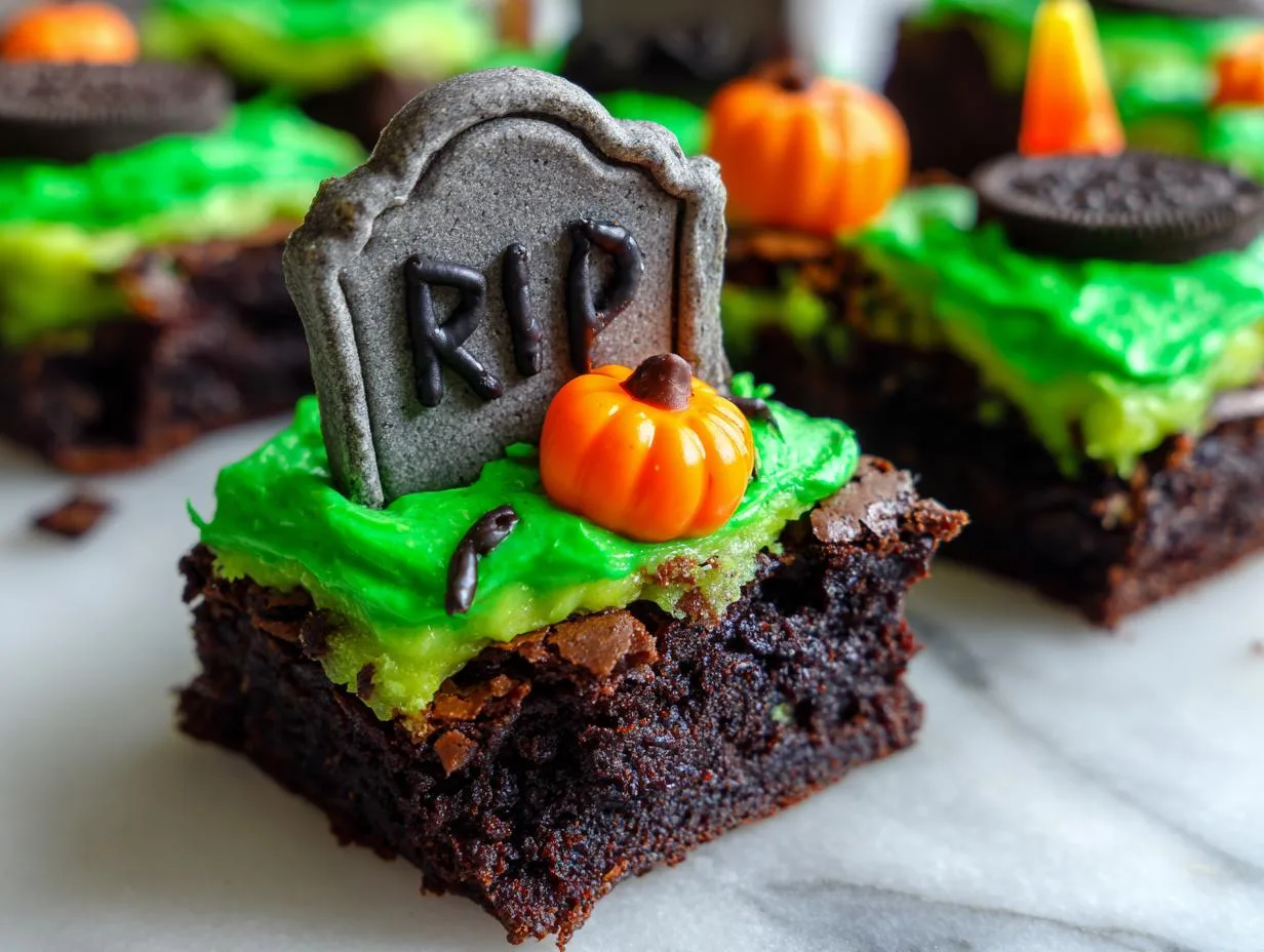 Spooky Graveyard Halloween Brownies That Wow in 5 Steps