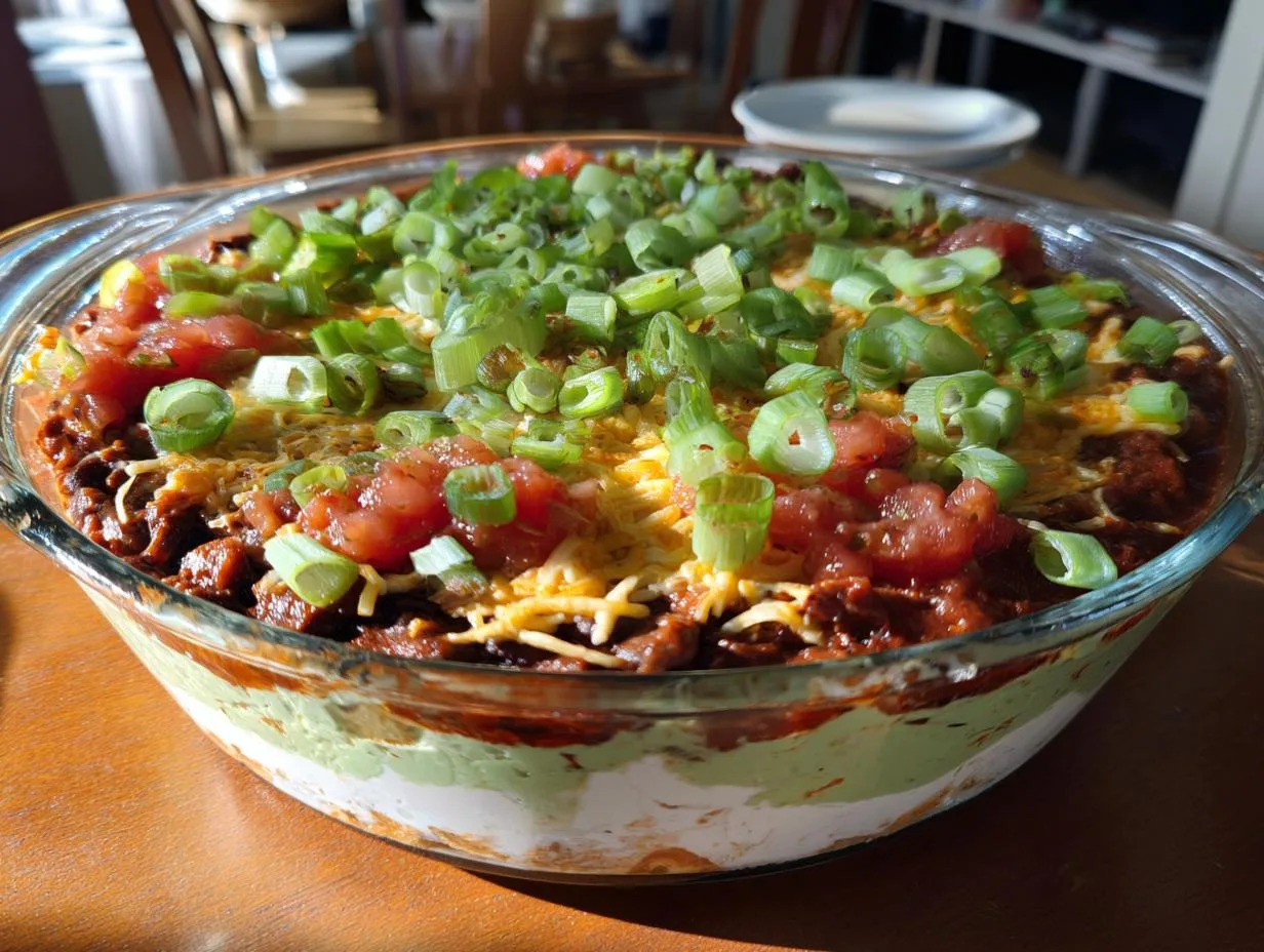 Spooky 20-Minute Graveyard Layered Taco Dip People Crave