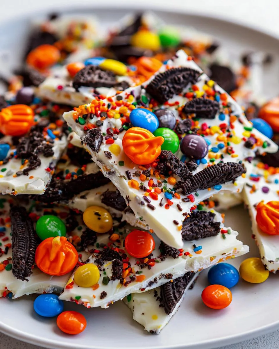 Halloween Candy Bark - detail 2