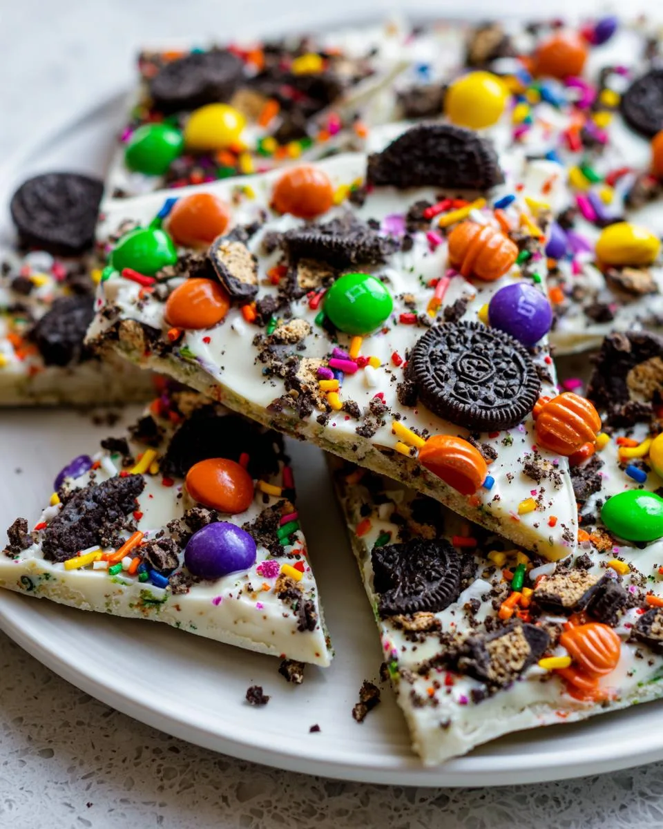 Halloween Candy Bark - detail 4
