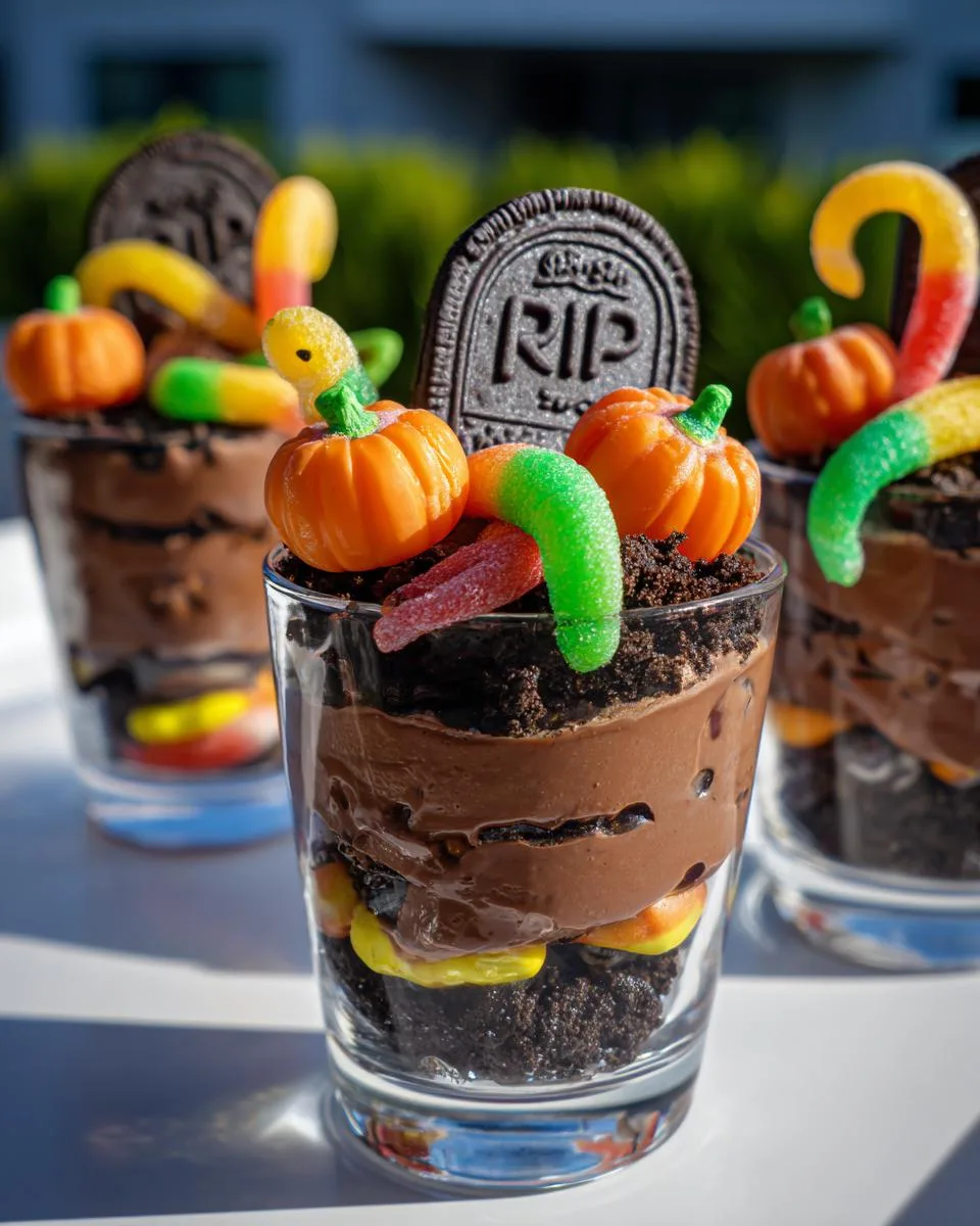 Halloween Dirt Cups - detail 2