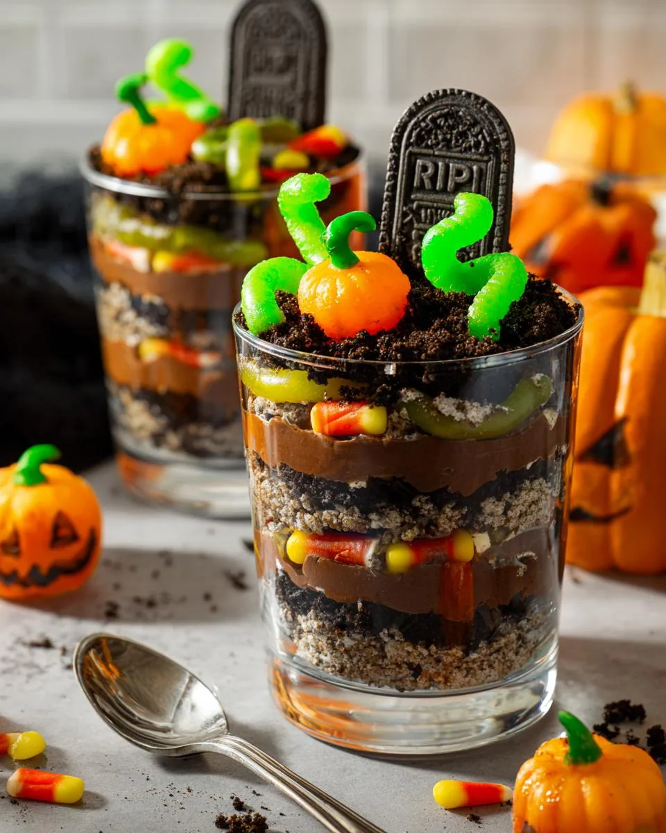 Halloween Dirt Cups - detail 3