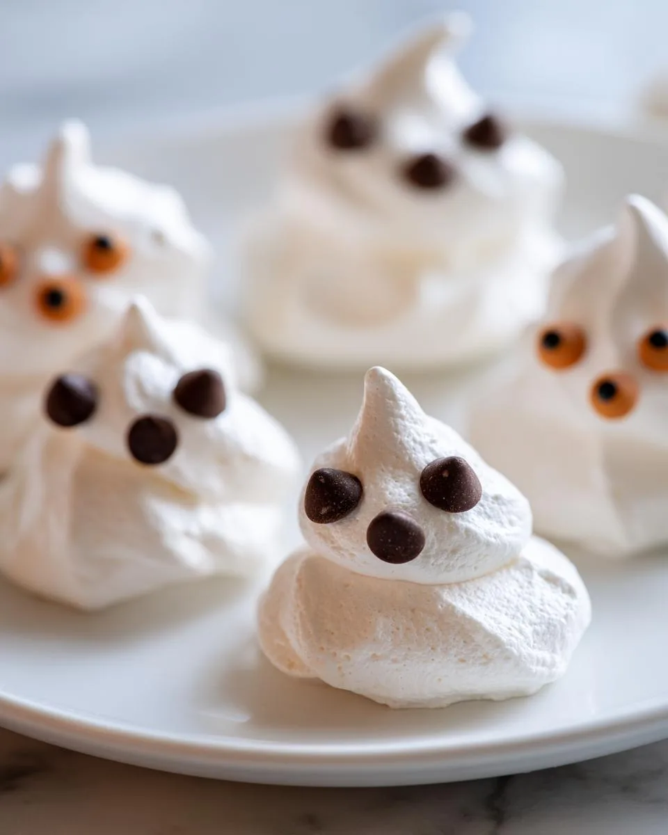 Halloween Meringue Ghosts - detail 2