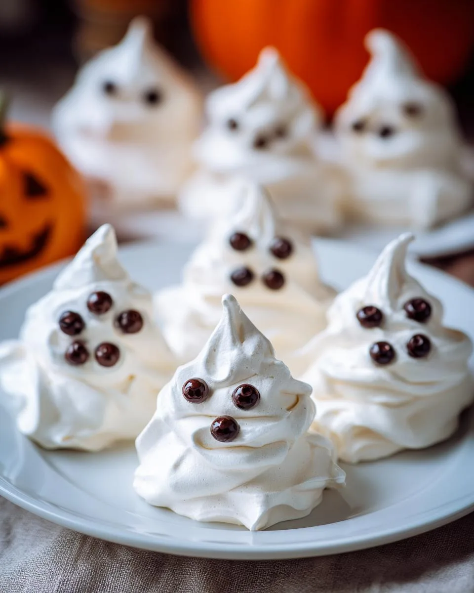 Halloween Meringue Ghosts - detail 3