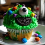 Halloween Monster Cupcakes