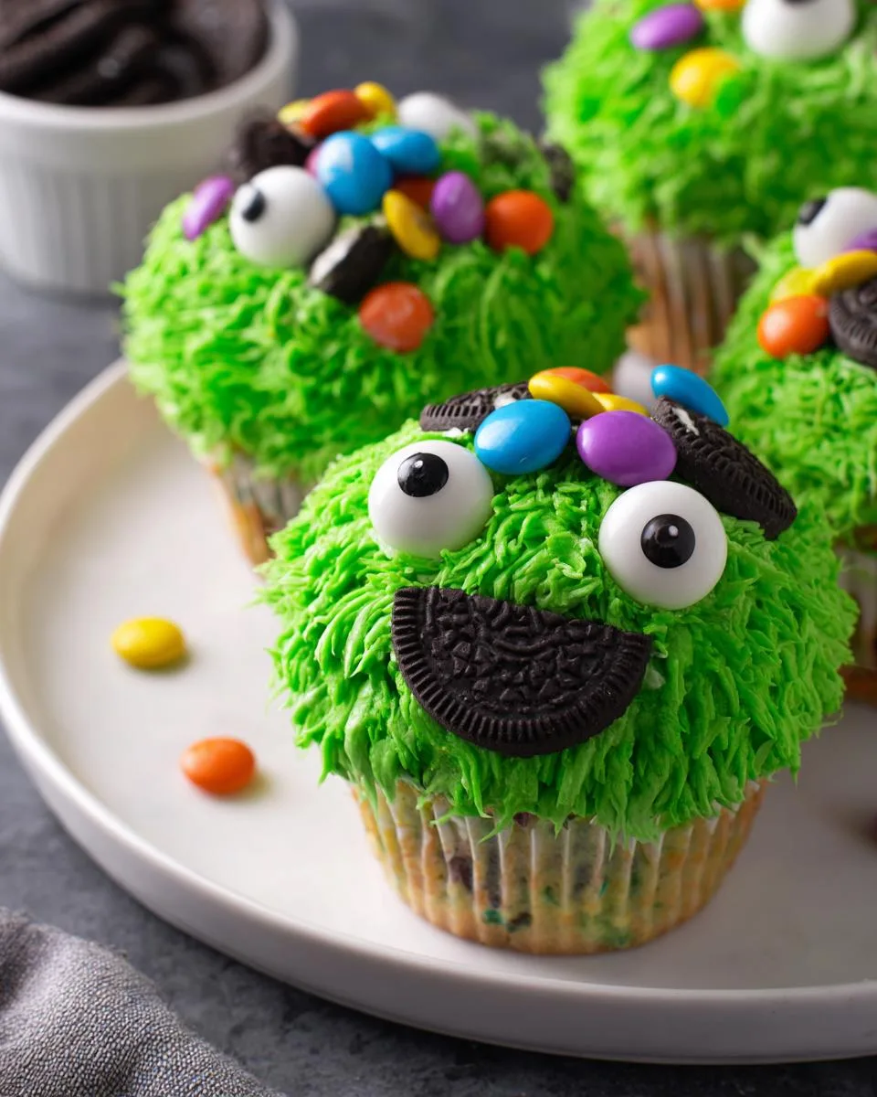 Halloween Monster Cupcakes - detail 4