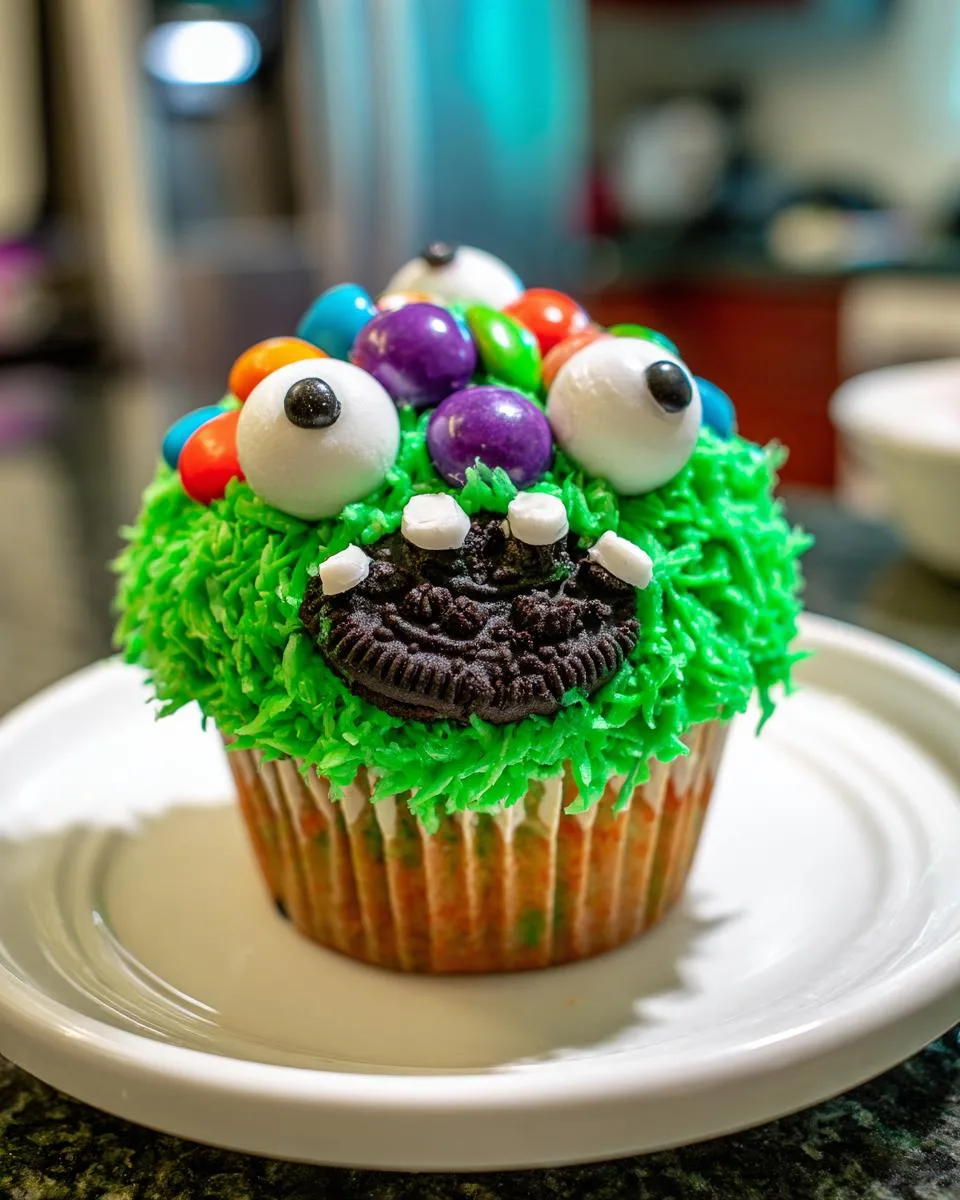 Halloween Monster Cupcakes - detail 5