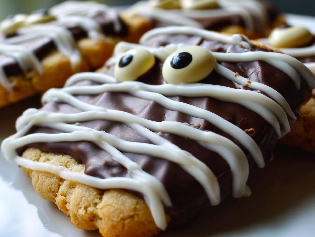 10-minute Halloween Mummy Shortbread Cookies Everyone Craves