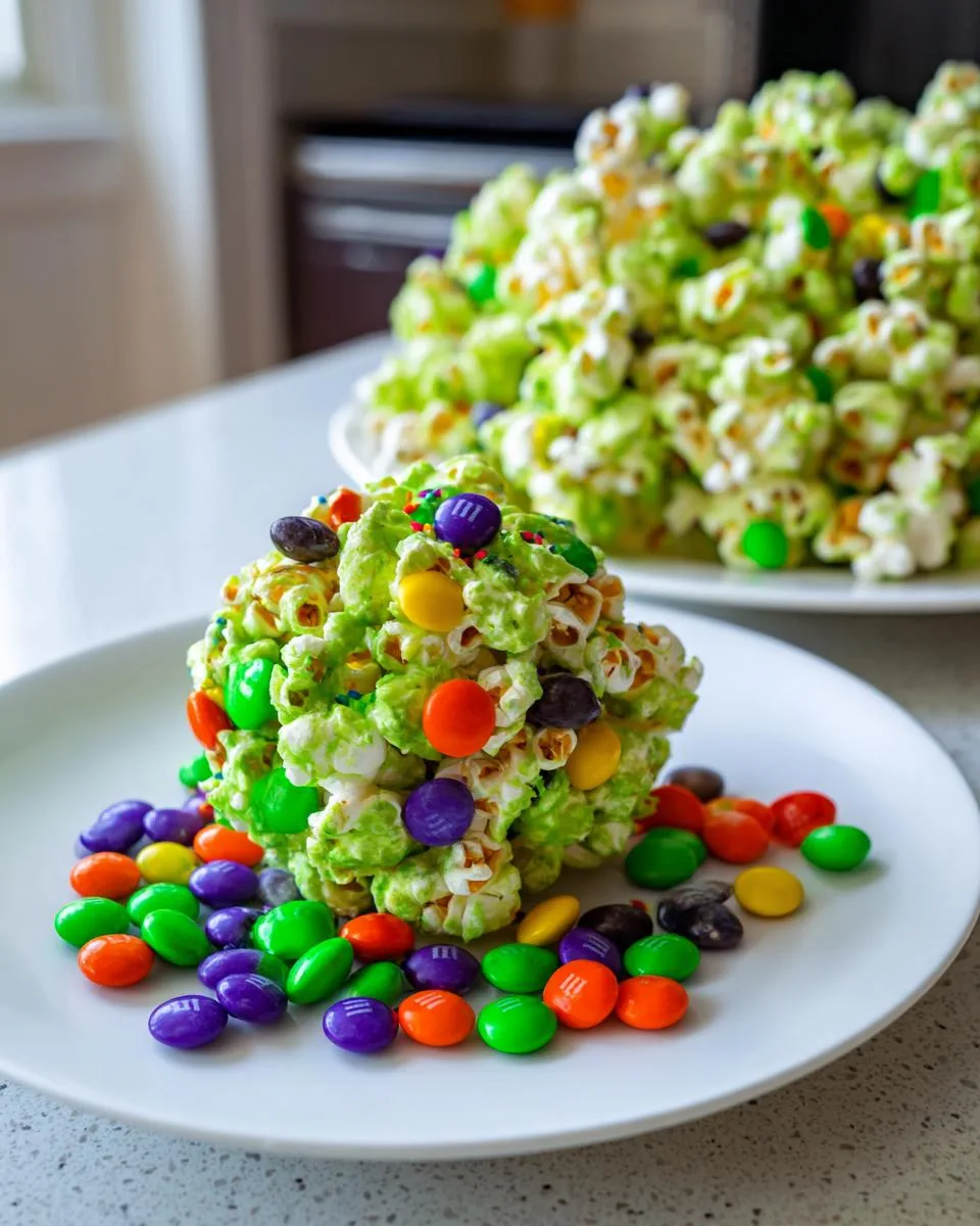 Halloween Popcorn Balls - detail 3