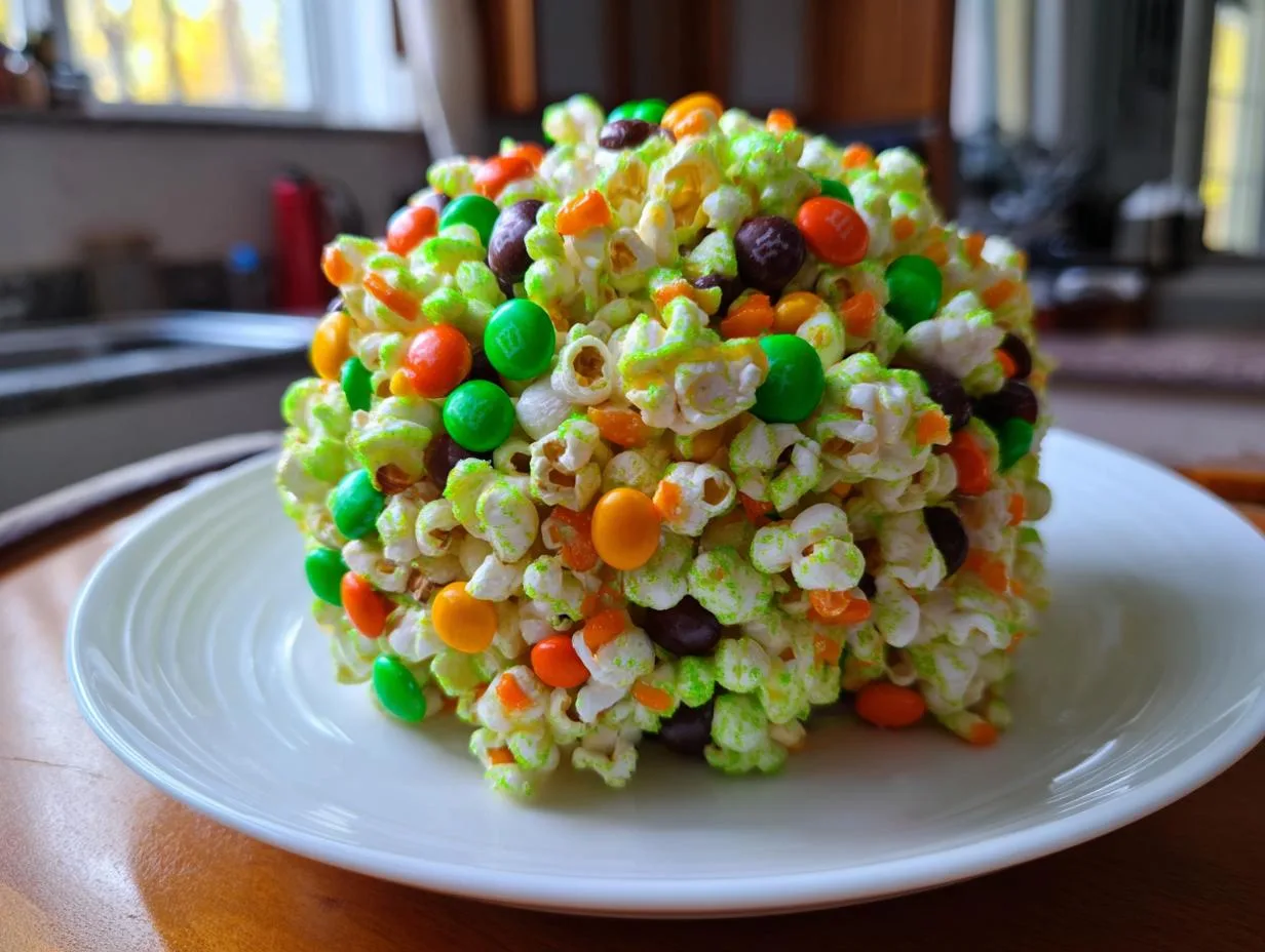 Spooktacular Halloween Popcorn Balls in 18 Cups of Easy Fun