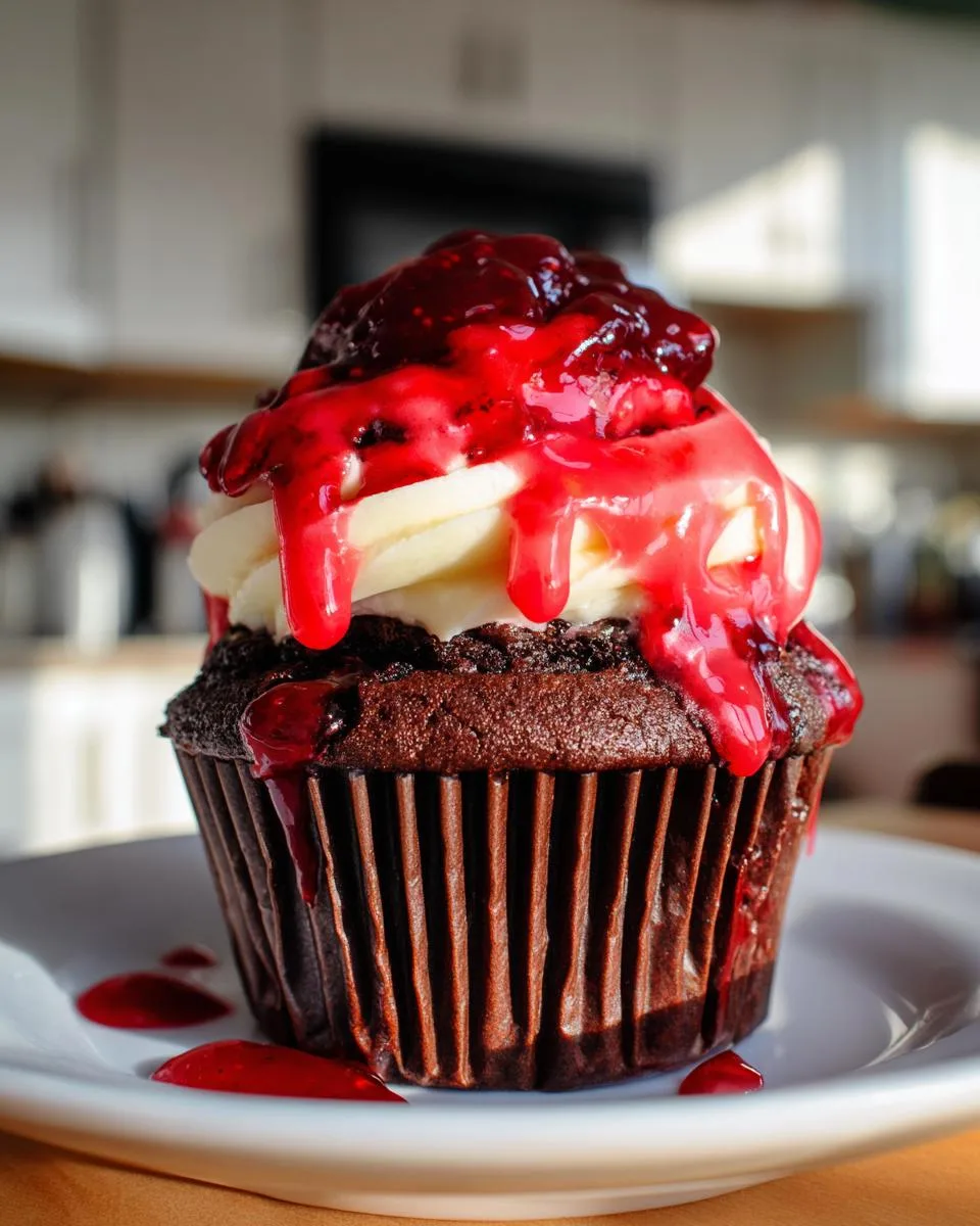 Halloween Vampire Cupcakes - detail 2