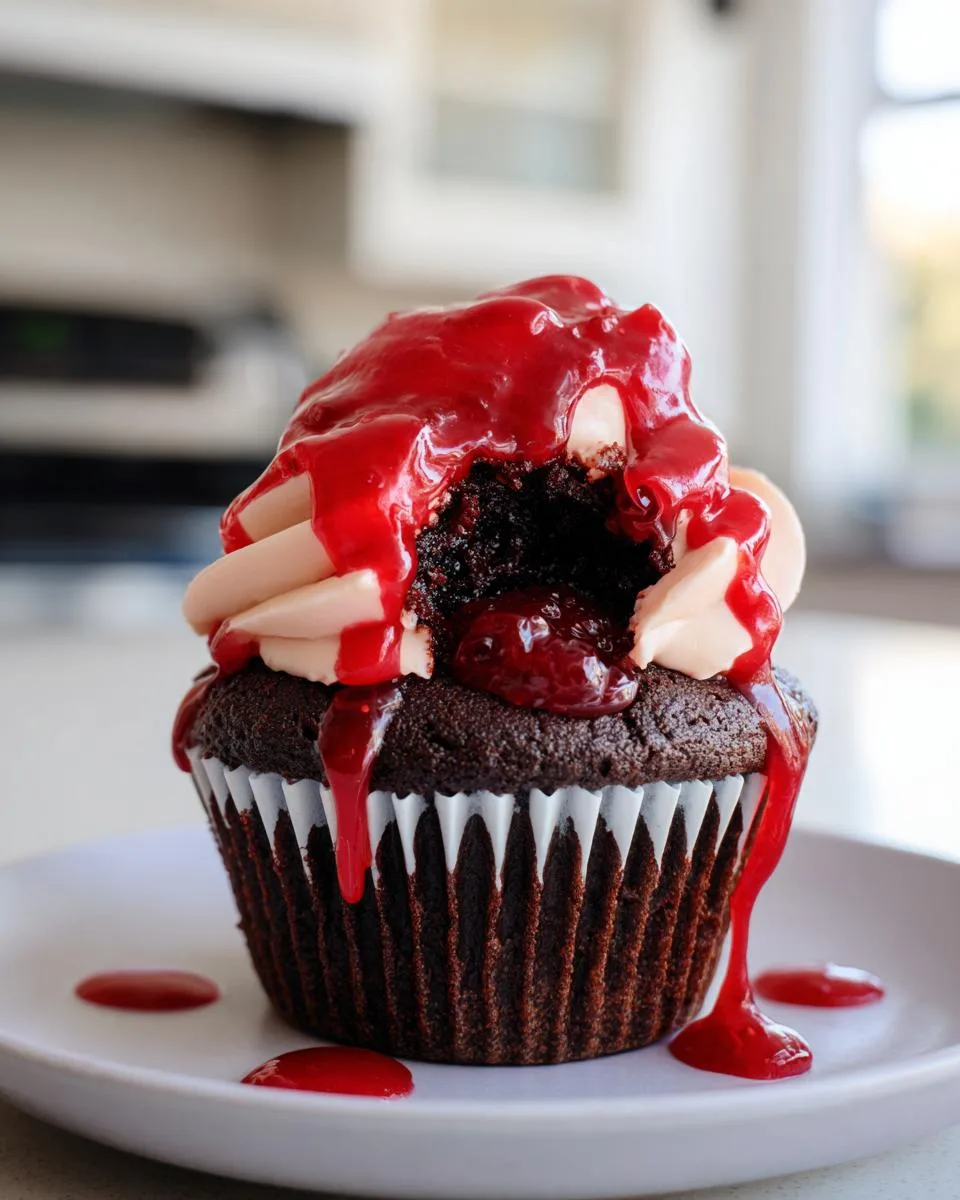 Halloween Vampire Cupcakes - detail 3