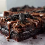 Halloween dirt brownies