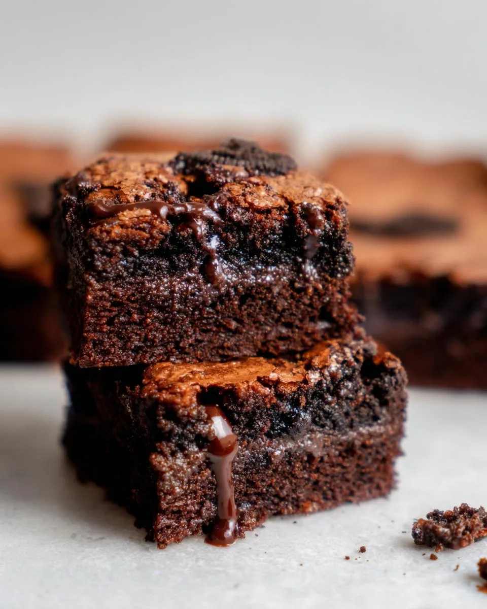 Halloween dirt brownies - detail 3