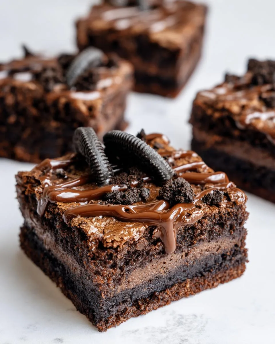 Halloween dirt brownies - detail 4