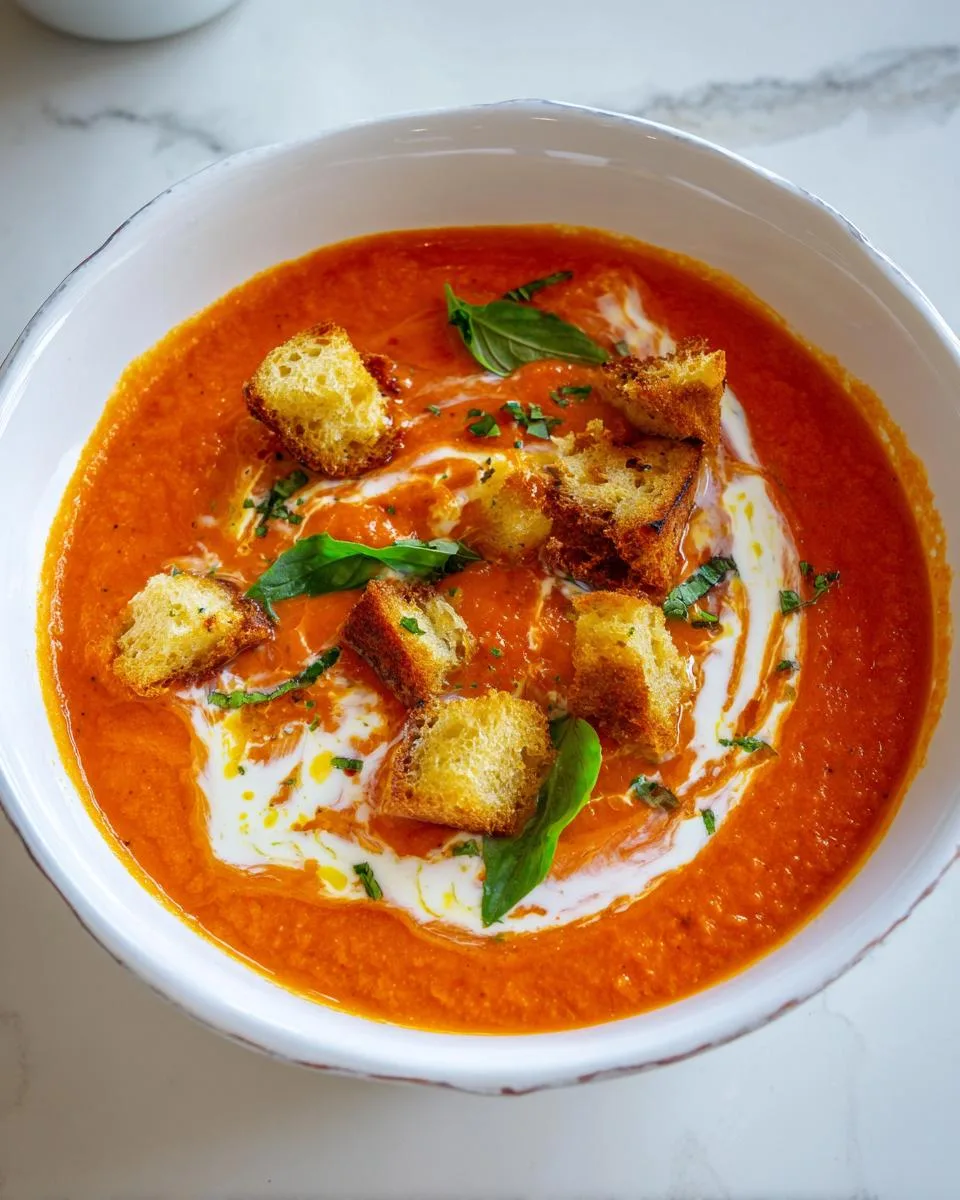 Roasted Tomato Basil Soup - detail 3