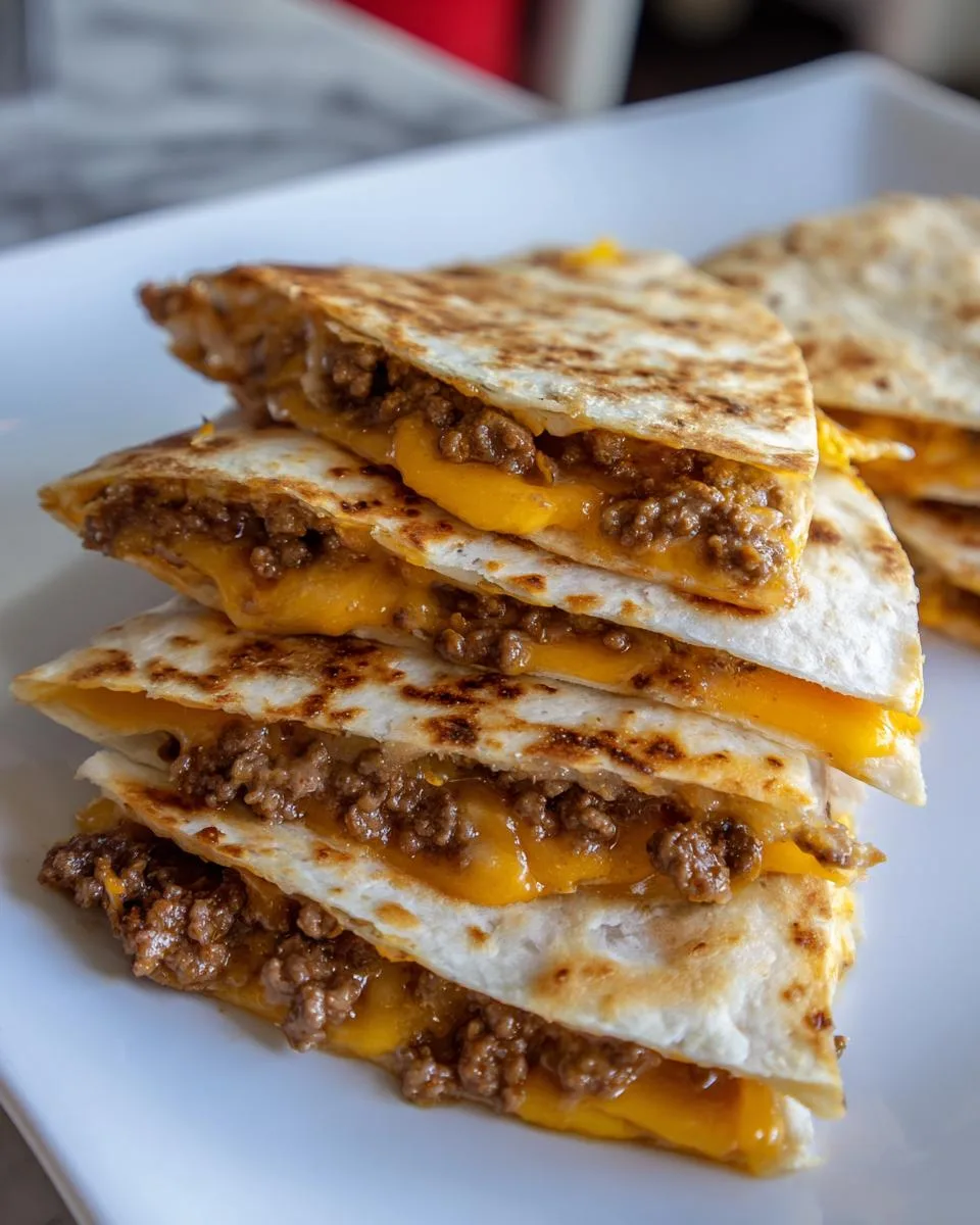 Smashburger Style Quesadillas - detail 3
